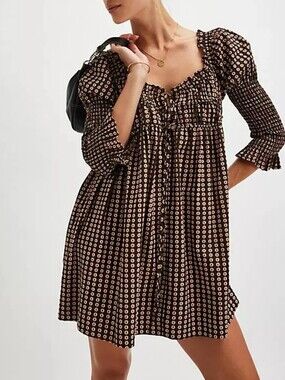 Free People Star Dip Mini Dress Size XS New